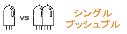 シングルとプッシュプル　ページへのリンクボタン